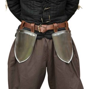 Scouts Belt Shields - Polished Steel