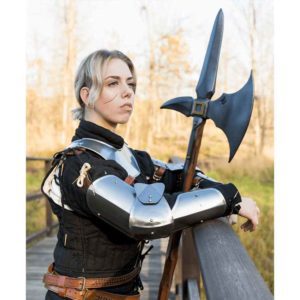 Soldiers Arm Protection - Polished Steel