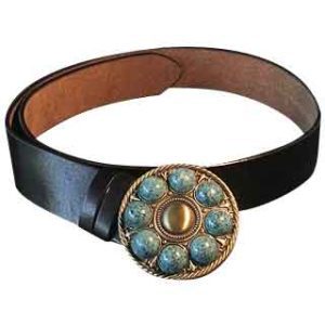 Circle Stones Buckle Belt