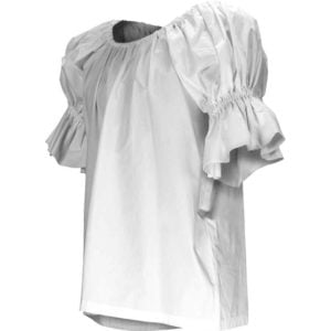 Ruffled Sleeve Chemise Top