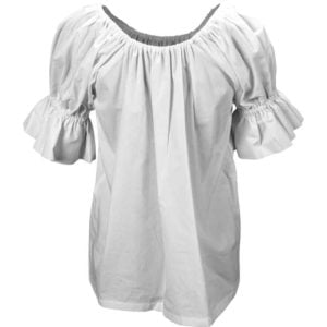Ruffled Sleeve Chemise Top