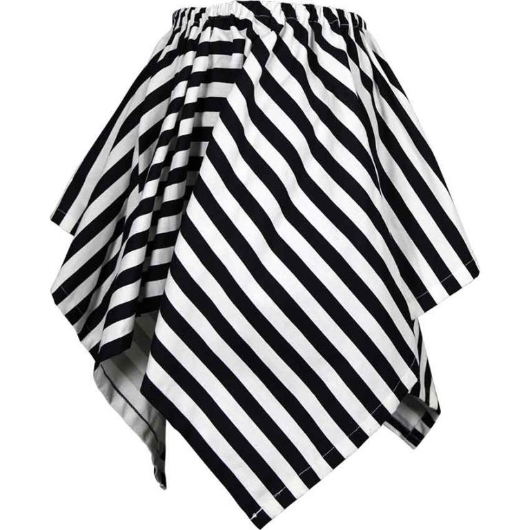 Striped Short Handkerchief Skirt - MCI-550 - Medieval Collectibles
