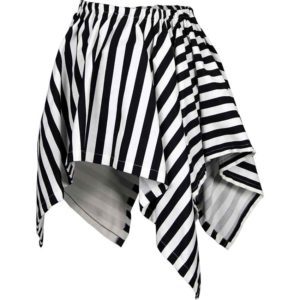 Striped Short Handkerchief Skirt