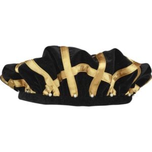 Velvet Floppy Hat with Pearls