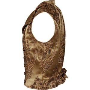 Gentlemens Brown Brocade Vest