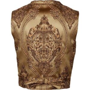 Gentlemens Brown Brocade Vest