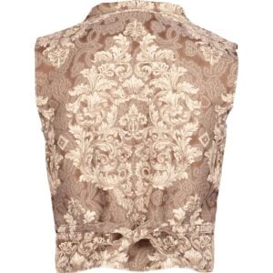 Gentlemens Brown Brocade Vest