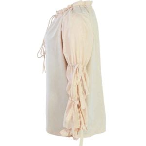 Juliet Tied Sleeve Cotton Blouse