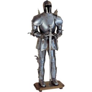 15th Century German Full Suit of Armor with Sword