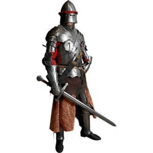 Large Steel Balthasar Spaulders