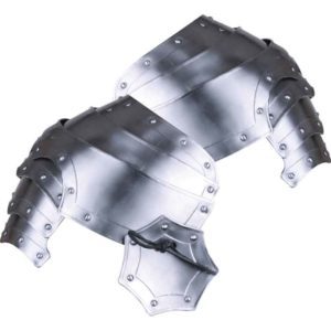 Large Steel Balthasar Spaulders