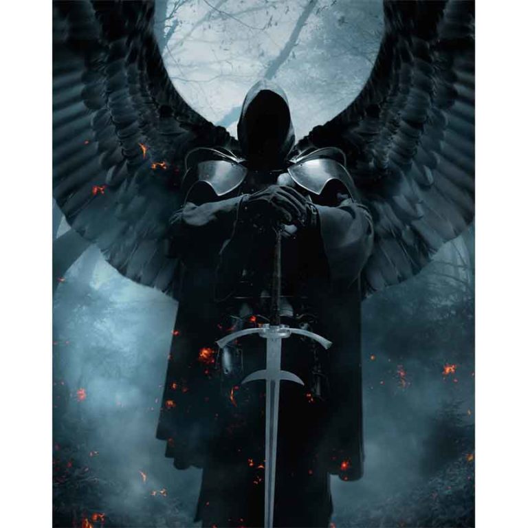 Seraphim Darkened Steel Spaulders