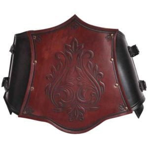 Floral Isolde Leather Bodice