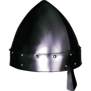 Baldric Darkened Norman Helmet