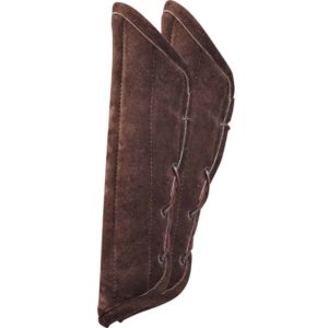 Leopold Suede Padded Bracers