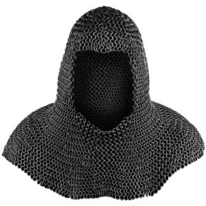 Richard Blackened Chainmail Coif