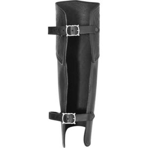 Celtic Mantikor Leather Greaves