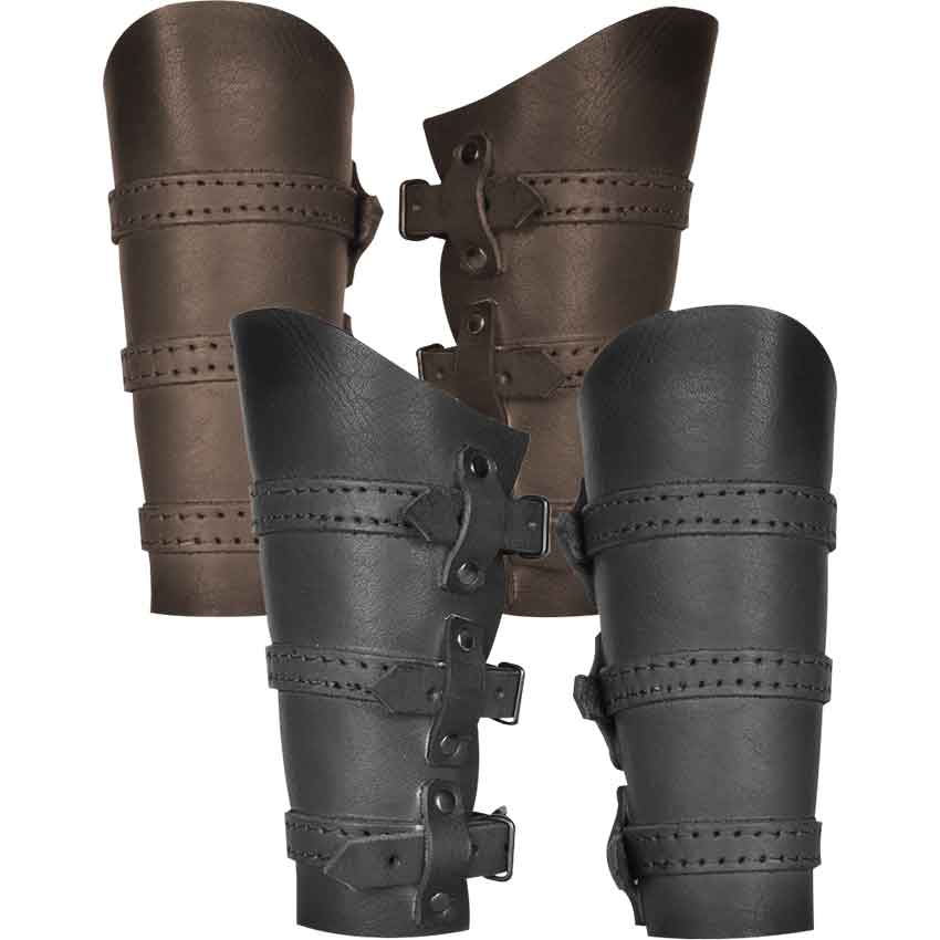 Simon Leather Bracers - MY100770 - Medieval Collectibles