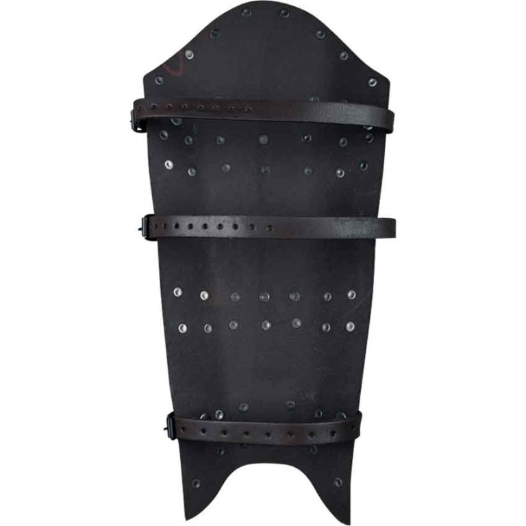 Quintus Leather Greaves – Standard Version