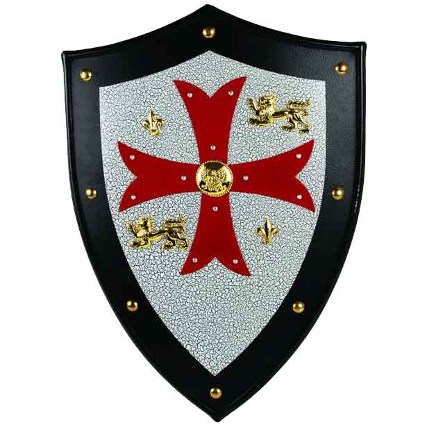 Knights Templar Crusader Shield NPMS3019 Medieval Collectibles