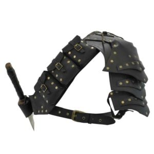 Adventurer's Single Pauldron With Pouches
