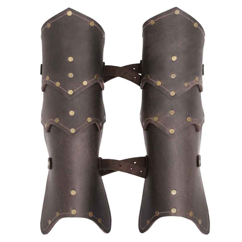 Behan Leather Greaves