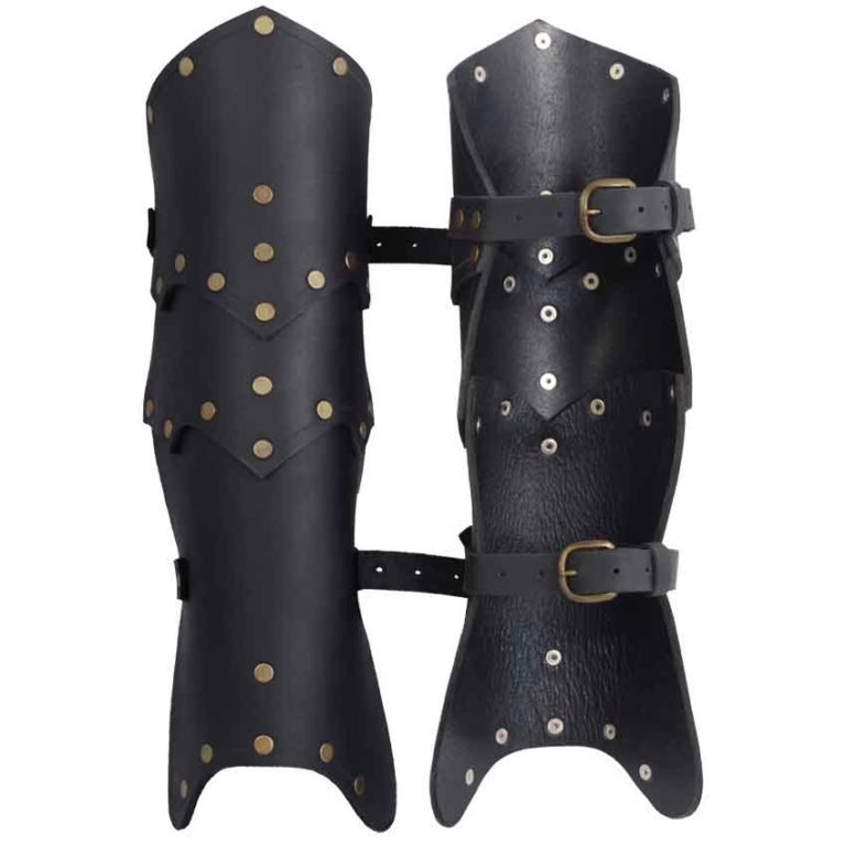 Behan Leather Greaves