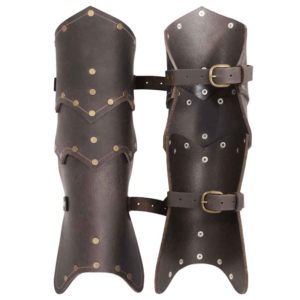 Behan Leather Greaves