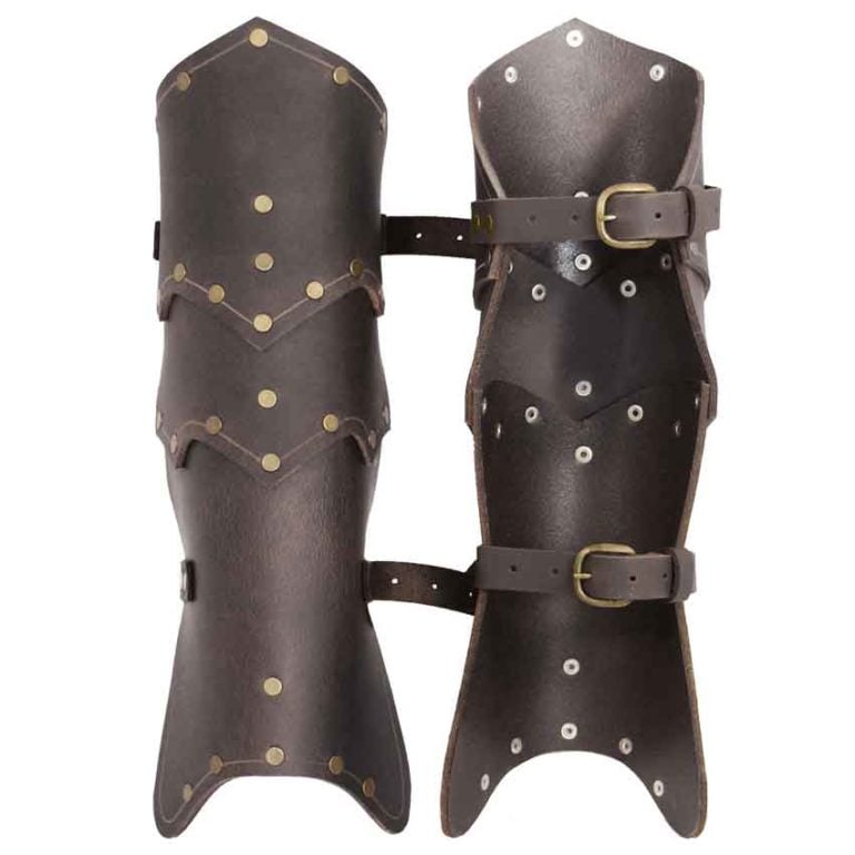 Behan Leather Greaves