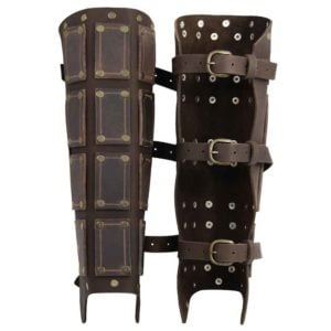 Bohemond Leather Greaves