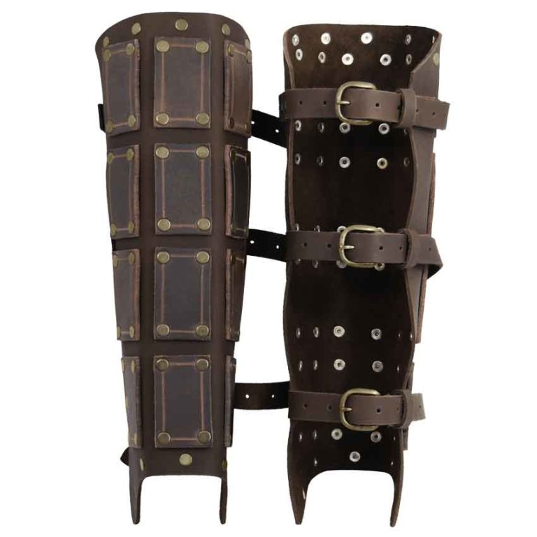 Bohemond Leather Greaves