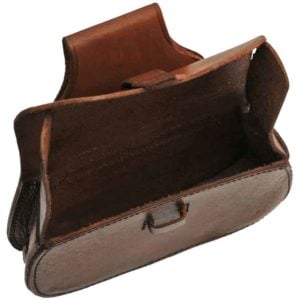 Feudal Brown Leather Belt Bag