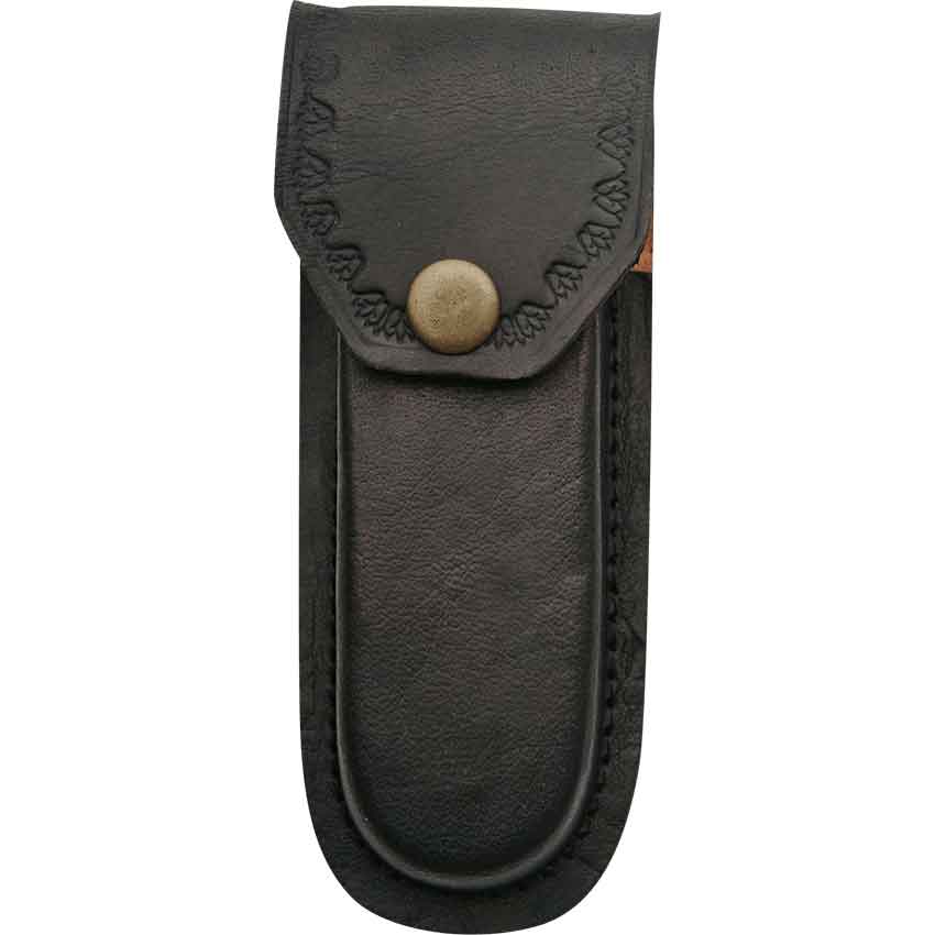 Pakistan Pa3326Bk Leather Belt Sheath Black