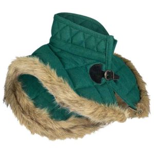 Nimue Fur Lined Wool Gorget