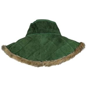 Nimue Fur Lined Suede Gorget