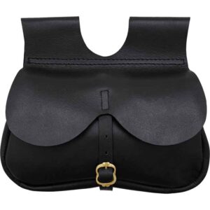 Buckled Travelers Pouch - Black