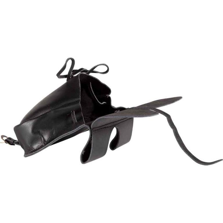 Buckled Travelers Pouch - Black