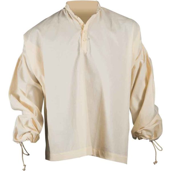 Collared Pirate Shirt – Ecru