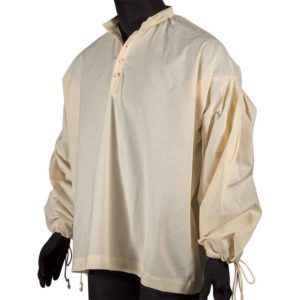 Collared Pirate Shirt – Ecru