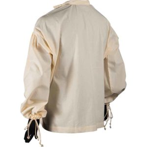 Collared Pirate Shirt – Ecru