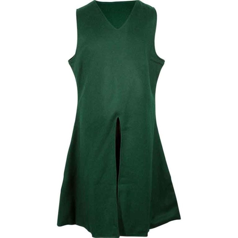 Knightly Wool Tabard - Green