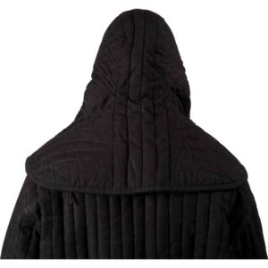 Medieval Padded Coif - Black