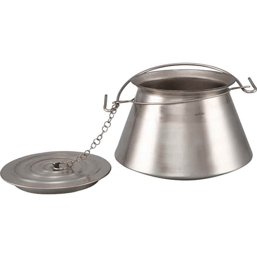 Authentic Small Stainless Steel Medium Size Galley Cooking Pot