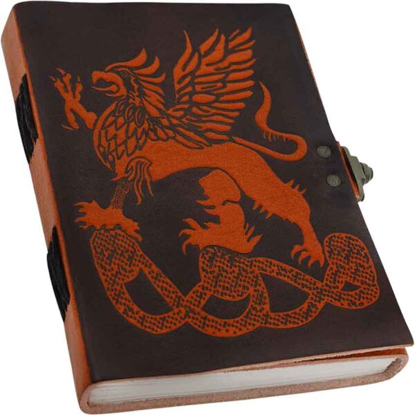 Leather Griffon Journal