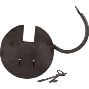 Large Medieval Padlock with Keys