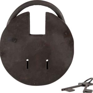 Large Medieval Padlock with Keys