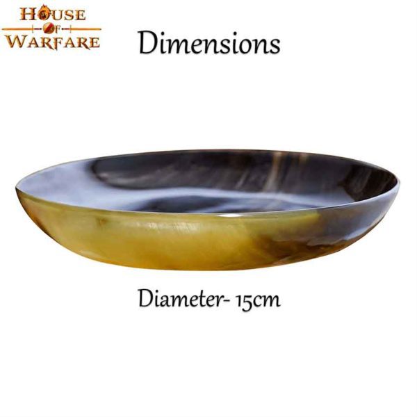 Medieval Horn Feasting Plate