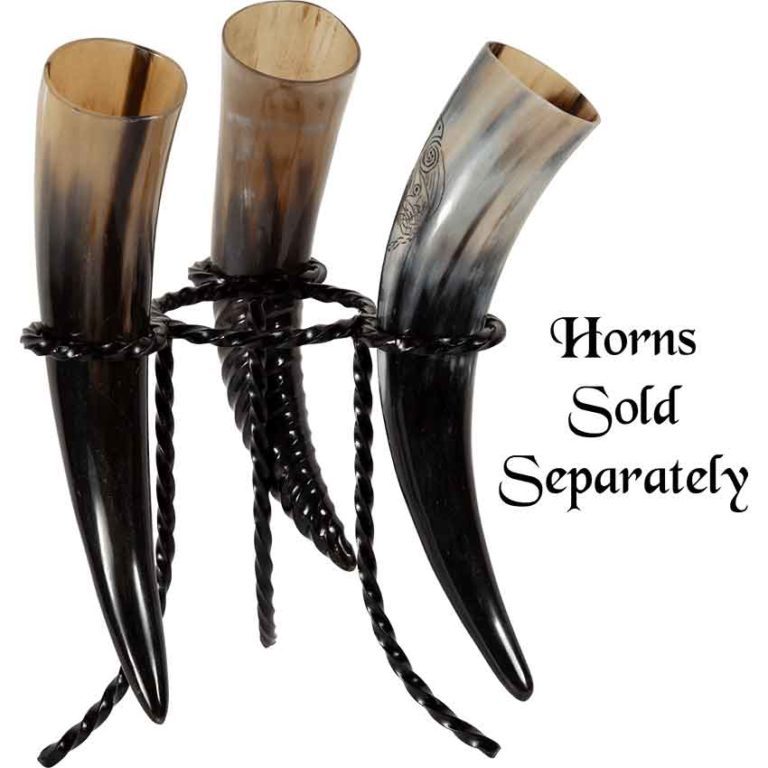 Three Drinking Horn Stand