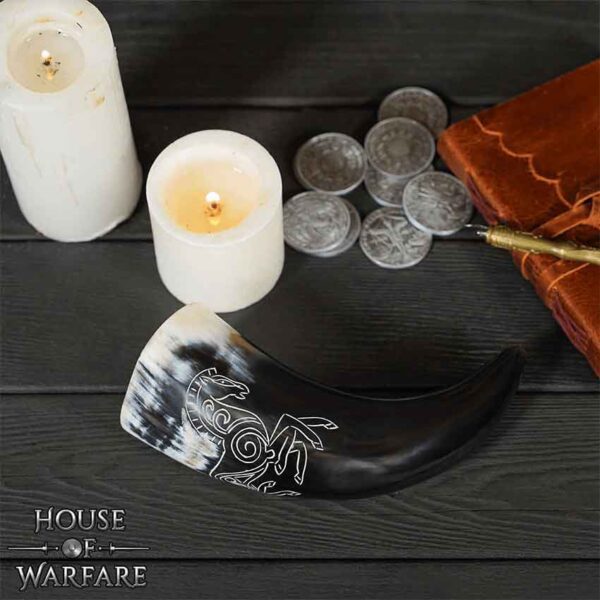 Sleipnir Drinking Horn