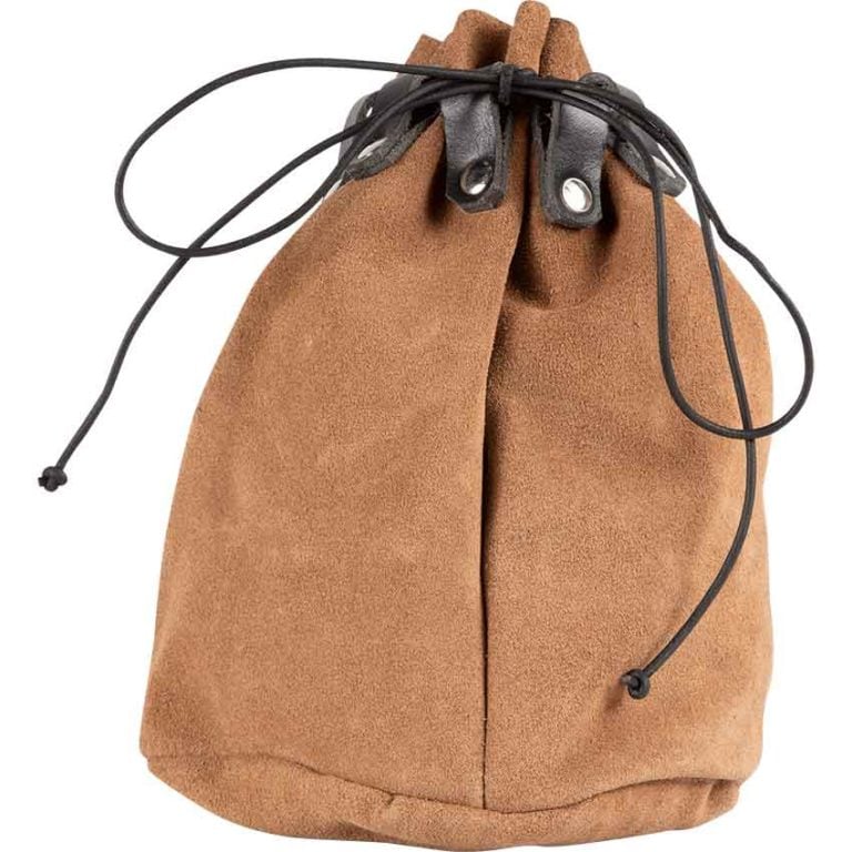 Large Drawstring Medieval Pouch